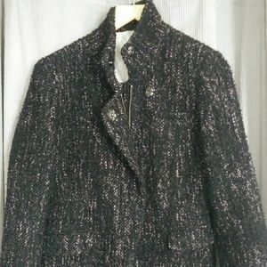 Biker tweed blazer size 12